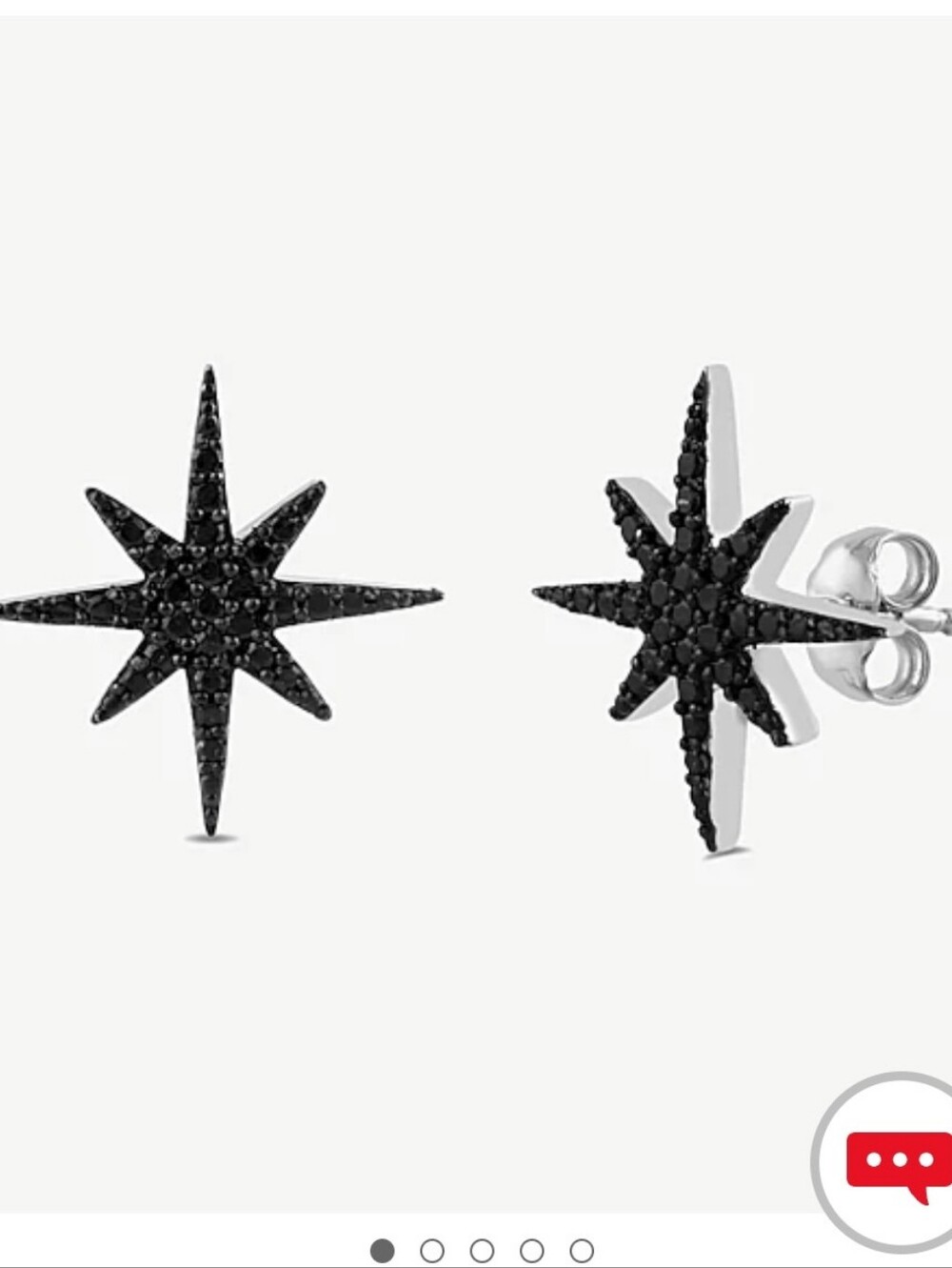 Black North Star 1/4 CT. T.W. Natural Black Diamond Sterling Silver
